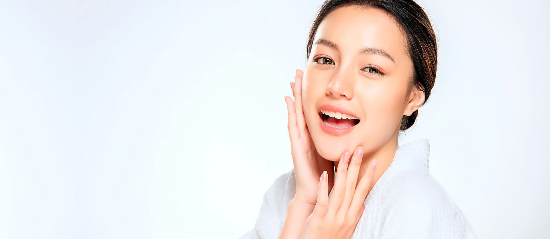 Radiant glowing skin